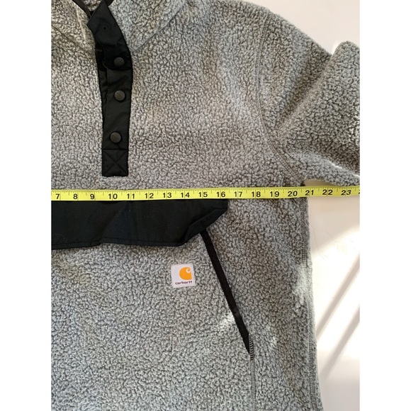 Carhartt RELAXED FIT FLEECE SNAP FRONT JACKET Size small - Picture 4 of 8